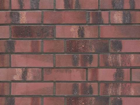 Плитка фасадная клинкерная Stroeher Brickwerk 655 violettrot, 240*71*12 мм