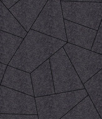 Плитка тротуарная Выбор Оригами Б.4.Фсм.8 Стоунмикс черный, h=80 мм