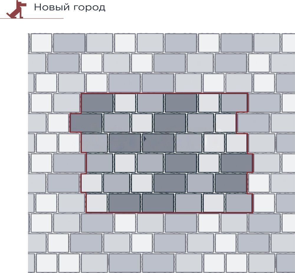 Плитка тротуарная Steingot Новый Город 40 Блэнд