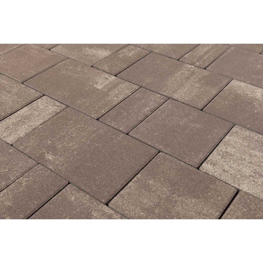 Плитка тротуарная Braer Старый город "Ландхаус" Color Mix Эверест, h=80 мм