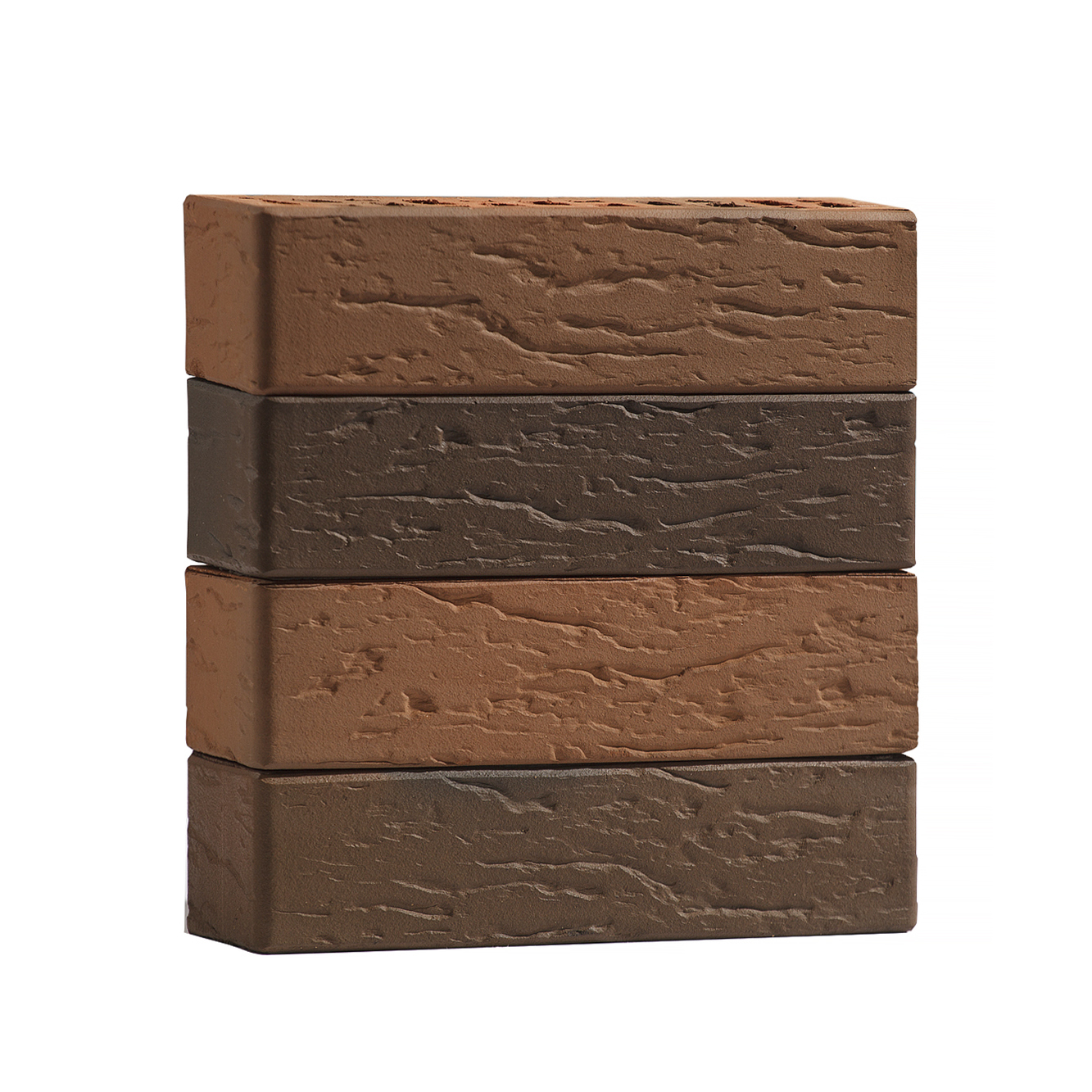 Кирпич керамический пустотелый ВолгаБрик Клинкерный флеш обжиг 0,7НФ, 250*85*65, М300 КР-кл-пу