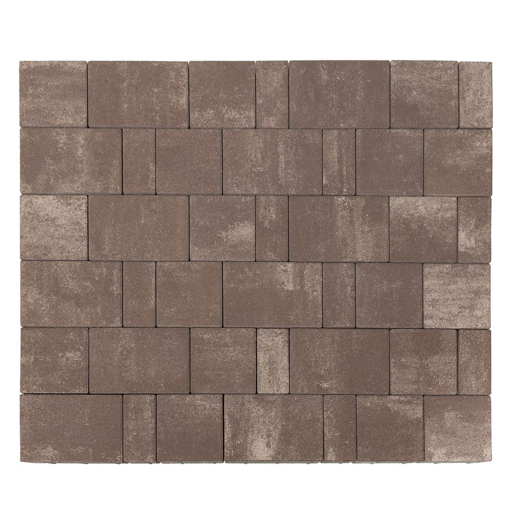 Плитка тротуарная Braer Старый город "Ландхаус" Color Mix Эверест, h=80 мм