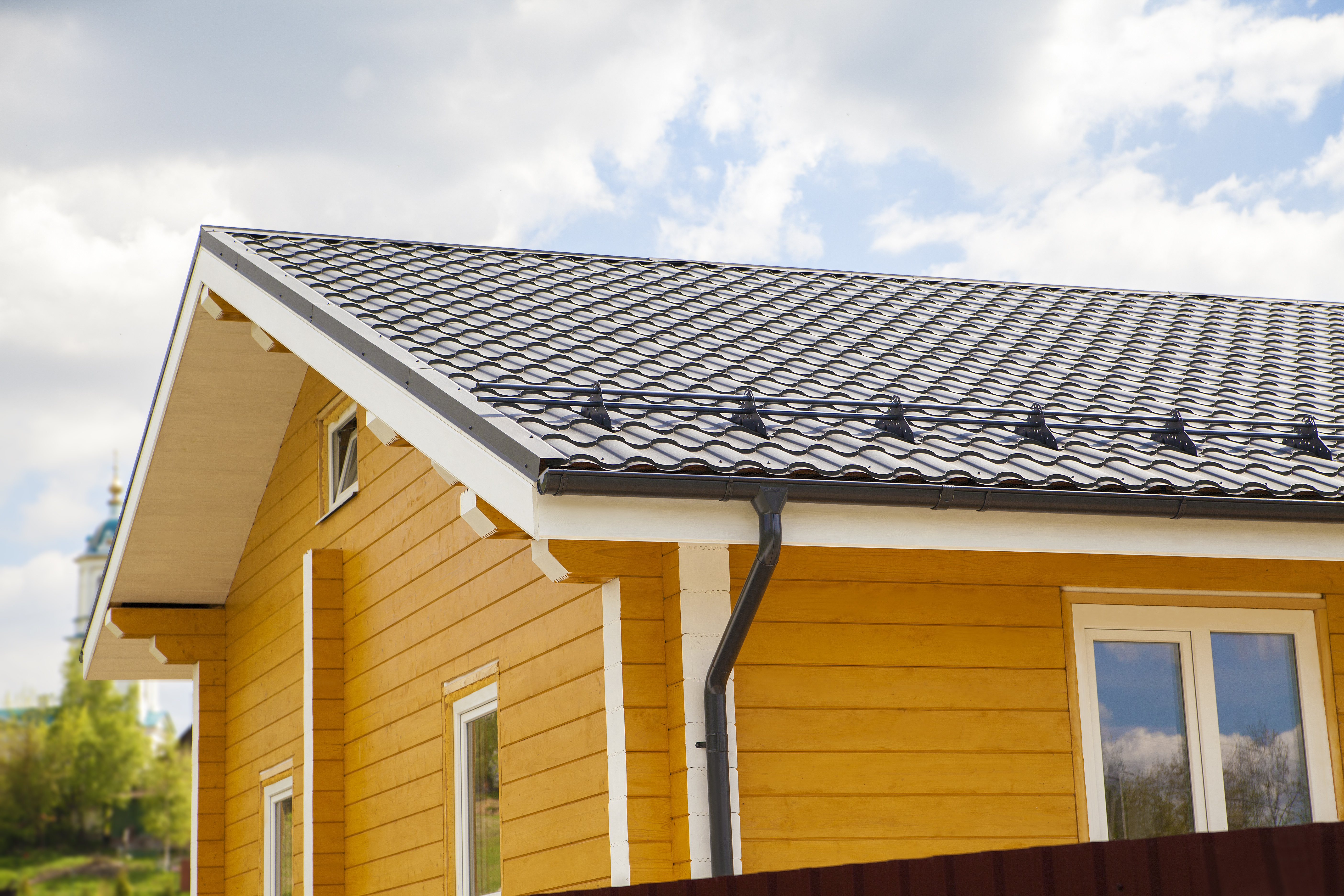 Металлочерепица кредо 0,5 Rooftop Бархат RR 32 темно-коричневый