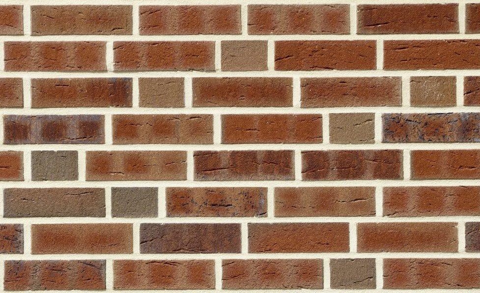 Кирпич клинкерный облицовочный пустотелый Feldhaus Klinker K377NF lava maron rustico, 240*115*71 мм