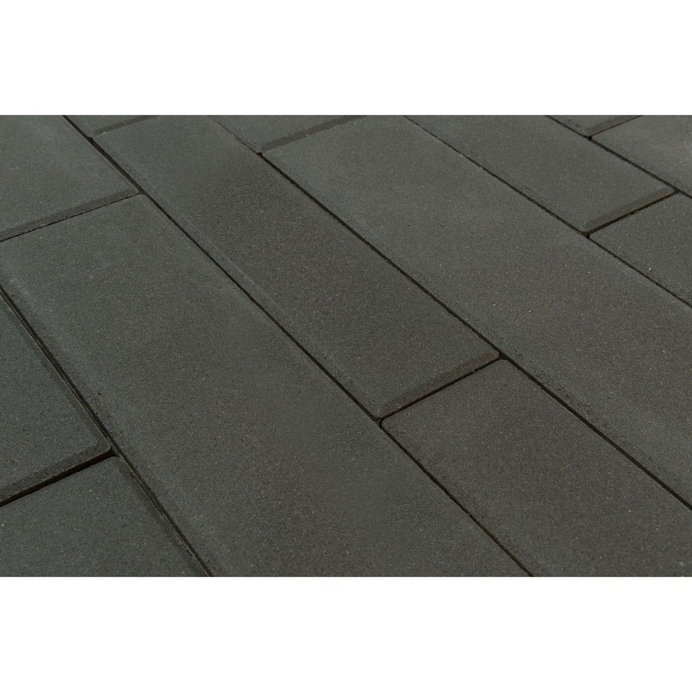 Плитка тротуарная Braer Домино серый, h=60 мм