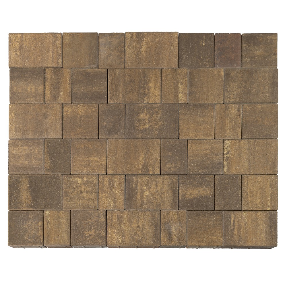 Плитка тротуарная Braer Старый город "Венусбергер" Color Mix Каштан, h=40 мм