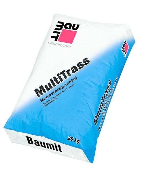 Шпаклевка ремонтная Baumit Multi Trass, 25 кг