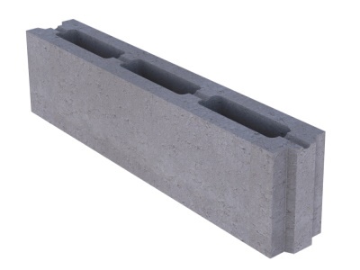 Блок бетонный перегородочный Меликонполар СКЦ-2Р-21, 500*80*188 мм