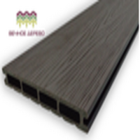 Доска террасная Вечное дерево Slim с 3D тиснением 140х18х3000 Антрацит 4шт