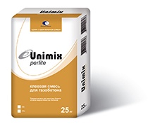 Клей для газобетона Unimix зимняя, 25 кг