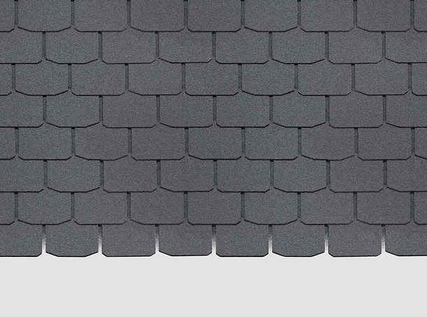 Черепица гибкая Docke PIE Standart Крона, Серый (3 м²/уп)