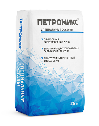 Гидроизоляция обмазочная однокомпонентная Петромикс WP-01, 25 кг