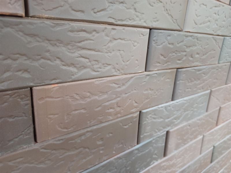 Кирпич облицовочный пустотелый ВВКЗ графит дуб 0,7НФ 250*85*65 мм