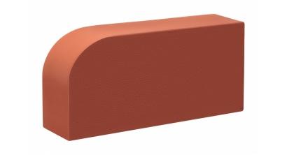 Кирпич керамический облицовочный полнотелый радиусный КС-Керамик Красный гладкий 1Ф 250*120*65 мм