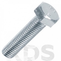 Болт оцинкованный DIN 933 8х35 100шт полная резьба