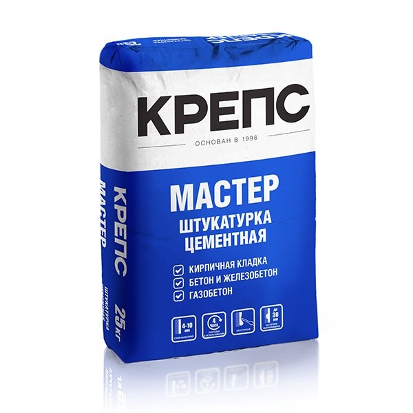 Состав штукатурный КРЕПС "Мастер", 25 кг