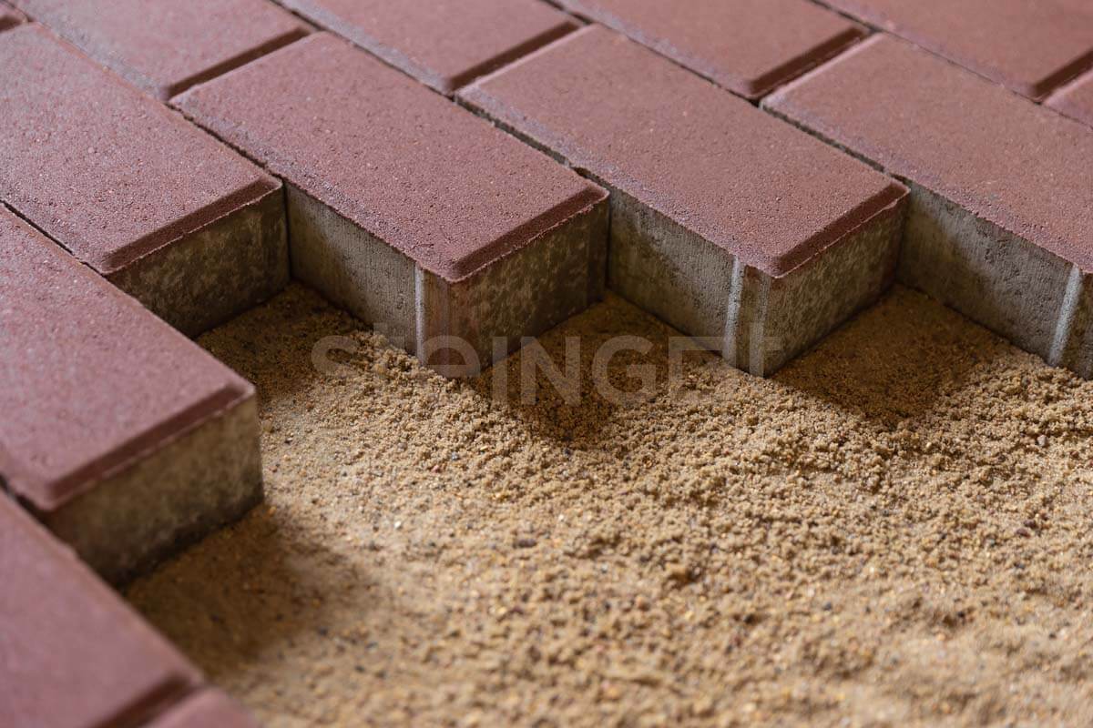 Плитка тротуарная Steingot Прямоугольник 60 Темно-красный