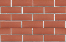 Кирпич клинкерный облицовочный пустотелый ЛСР Лондон красный гладкий 0,71НФ, 250*85*65 мм