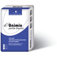 Штукатурка лёгкая теплоизоляционная Unimix усиленная, 20 кг