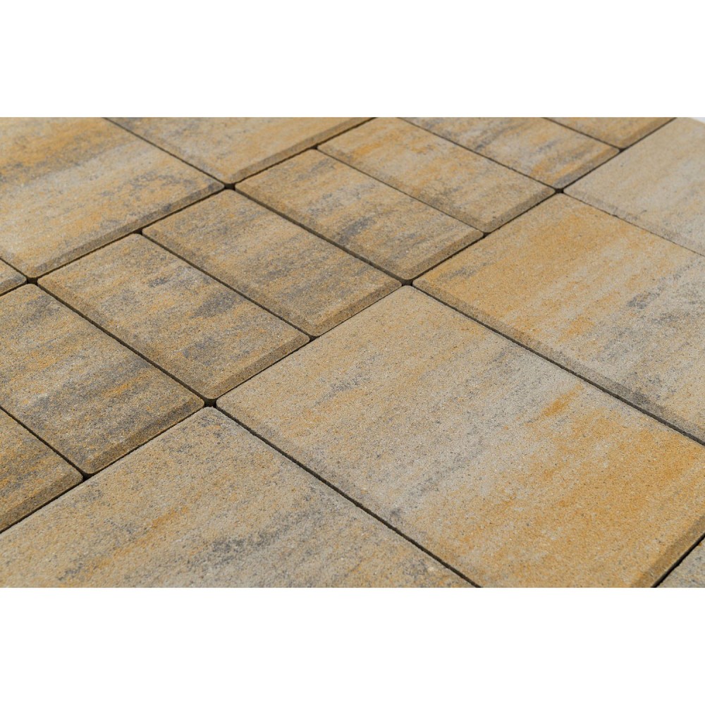 Плитка тротуарная Braer Мозаика Color Mix Песчаник, h=60 мм