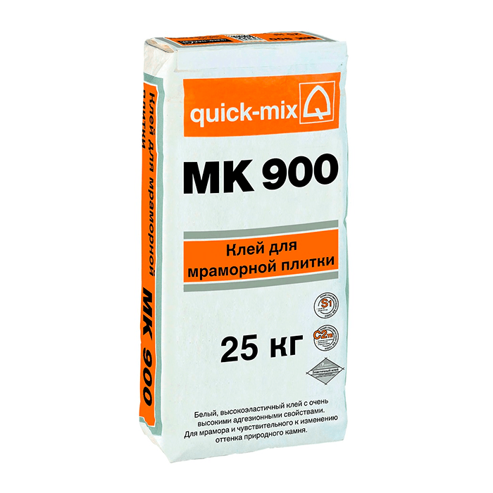 Клей эластичный quick-mix MK 900 белый, 25 кг