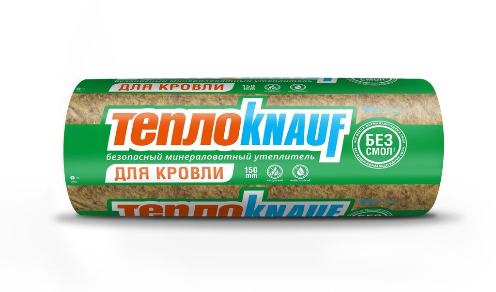 Утеплитель ТеплоKNAUF TR 037A Для кровли 5500*1220*150 мм (1,007  м²)