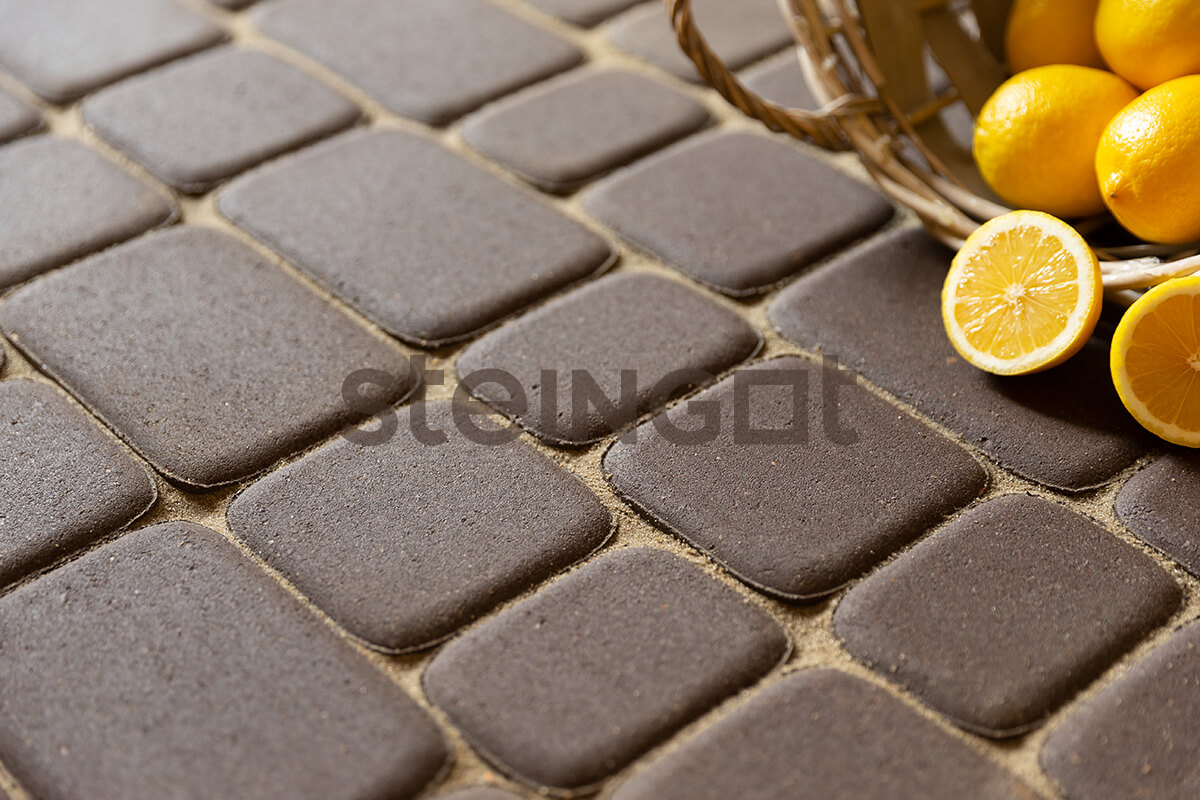 Плитка тротуарная Steingot Классика 60 Темно-коричневая