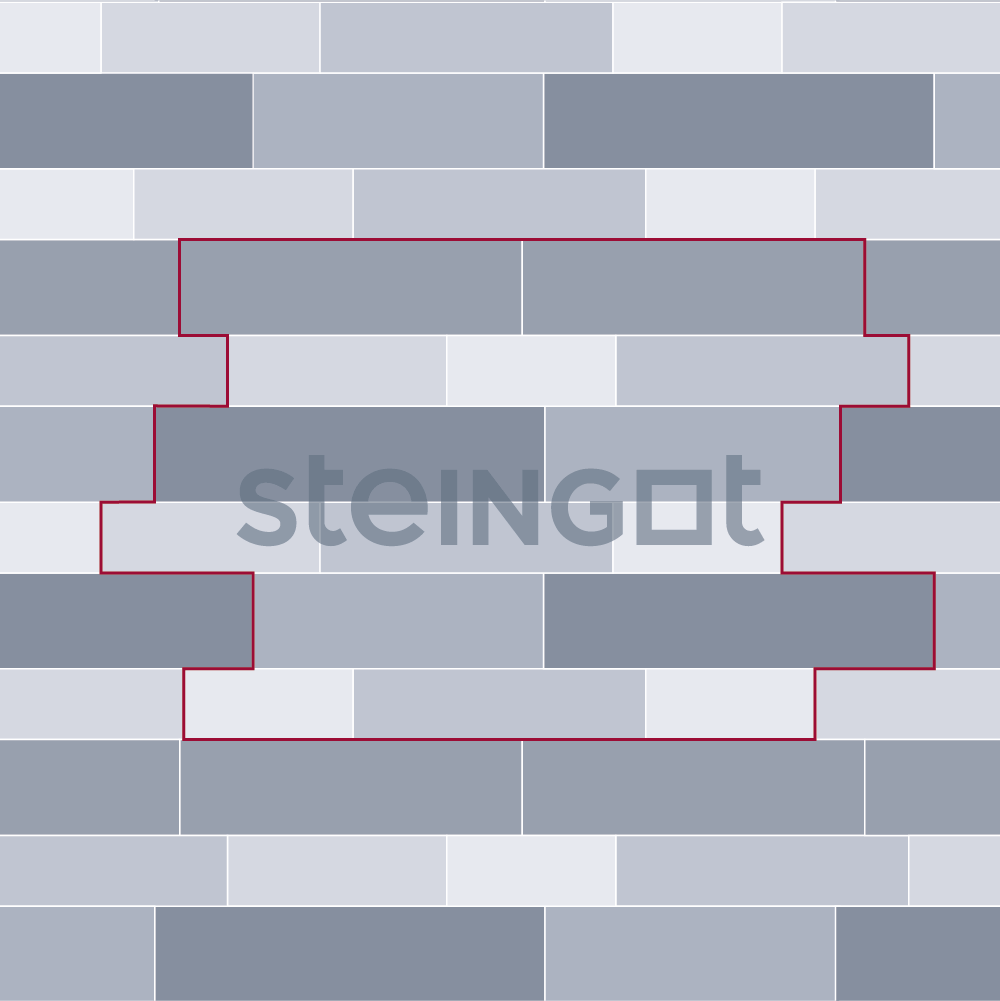 Плитка тротуарная Steingot Домино 80