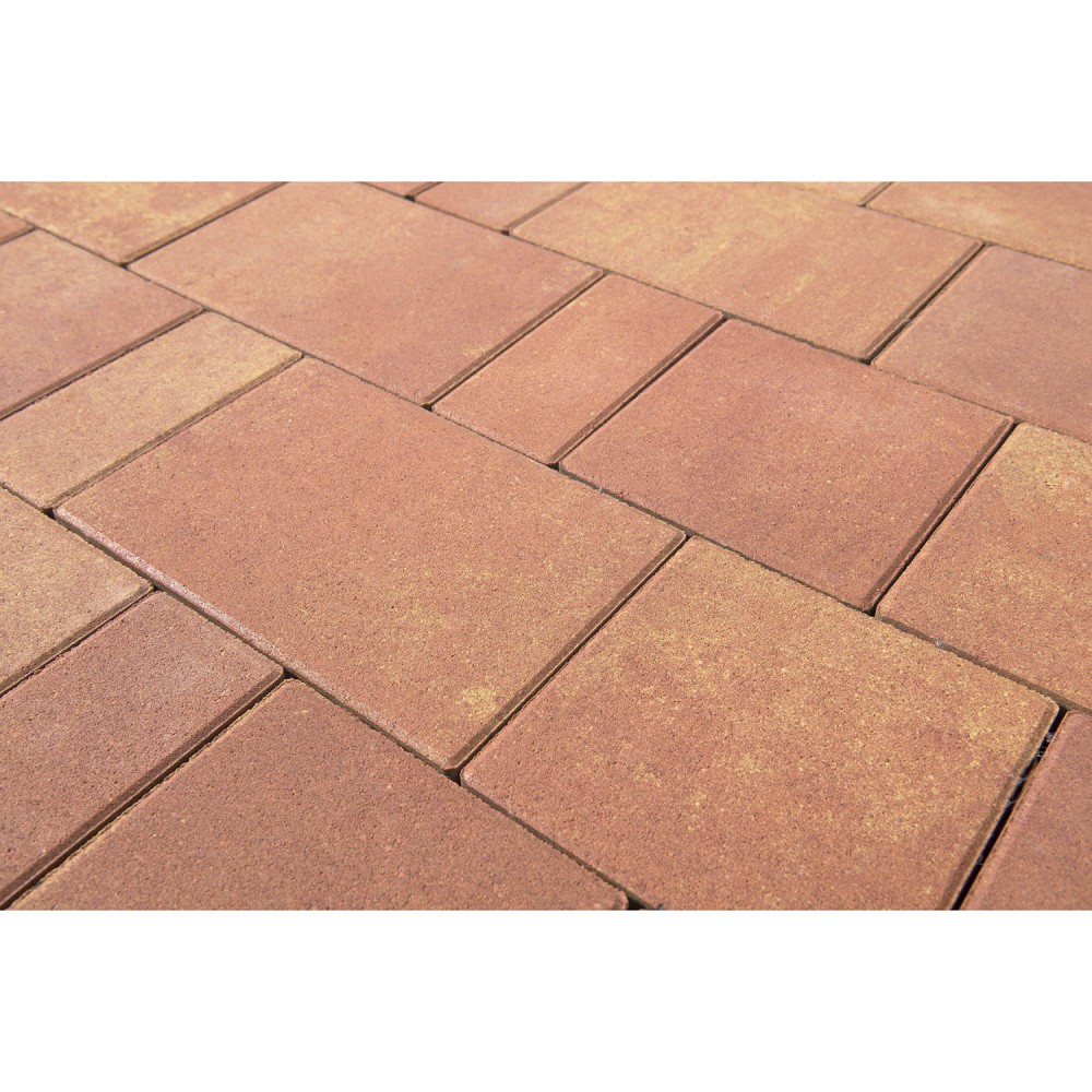 Плитка тротуарная Braer Старый город "Ландхаус" 2.0 Color Mix Рассвет, h=60 мм