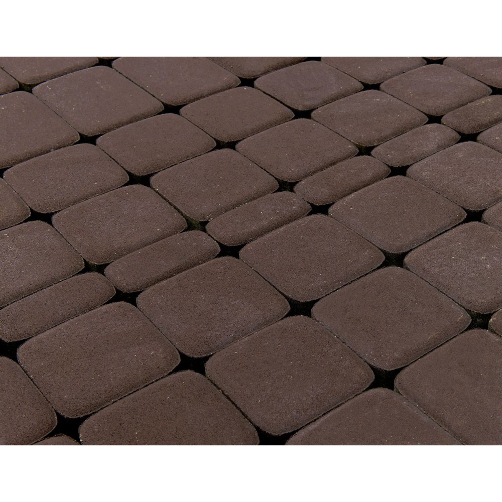 Плитка тротуарная Braer Классико коричневый, h=60 мм