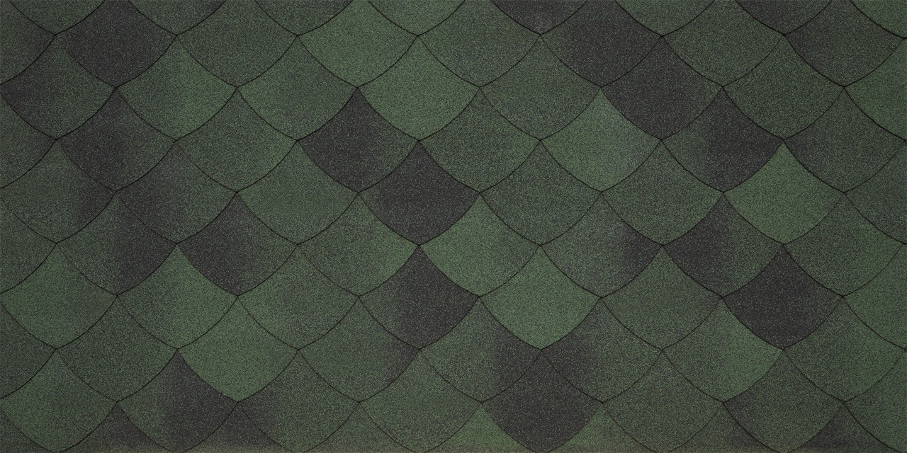 Черепица гибкая Tegola Versaille Verde Smeraldo 476 (2,9м?/уп)