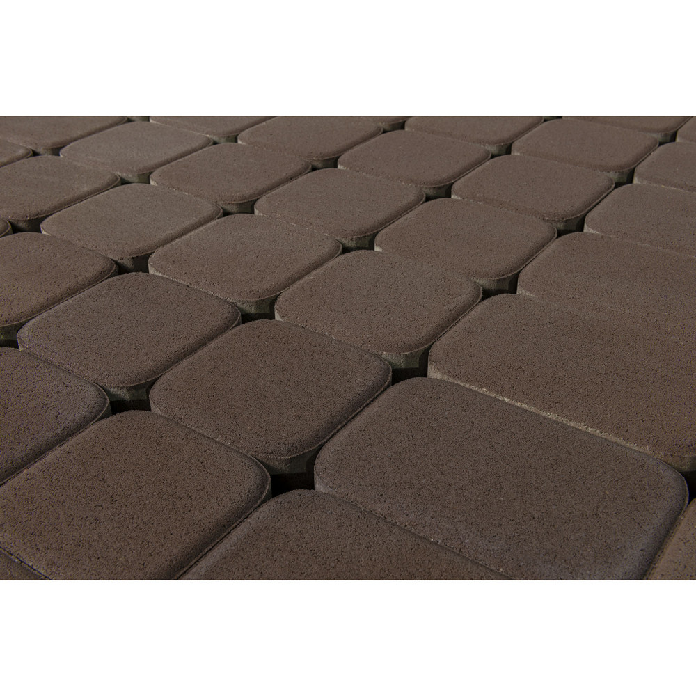 Плитка тротуарная Braer Классико Дуо коричневый, h=40 мм