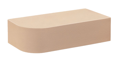 Кирпич керамический облицовочный полнотелый радиусный КС-Керамик Лотос гладкий 1НФ 250*120*65 мм