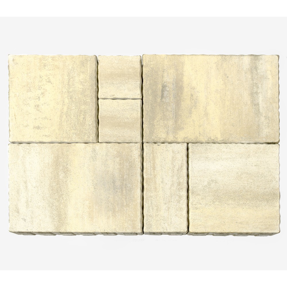 Плитка тротуарная Braer Патио Color Mix Песчаник, h=60 мм