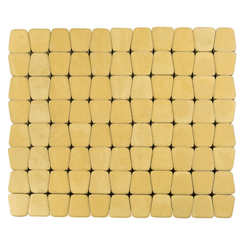 Плитка тротуарная Braer Классико круговая песочный, h=60 мм