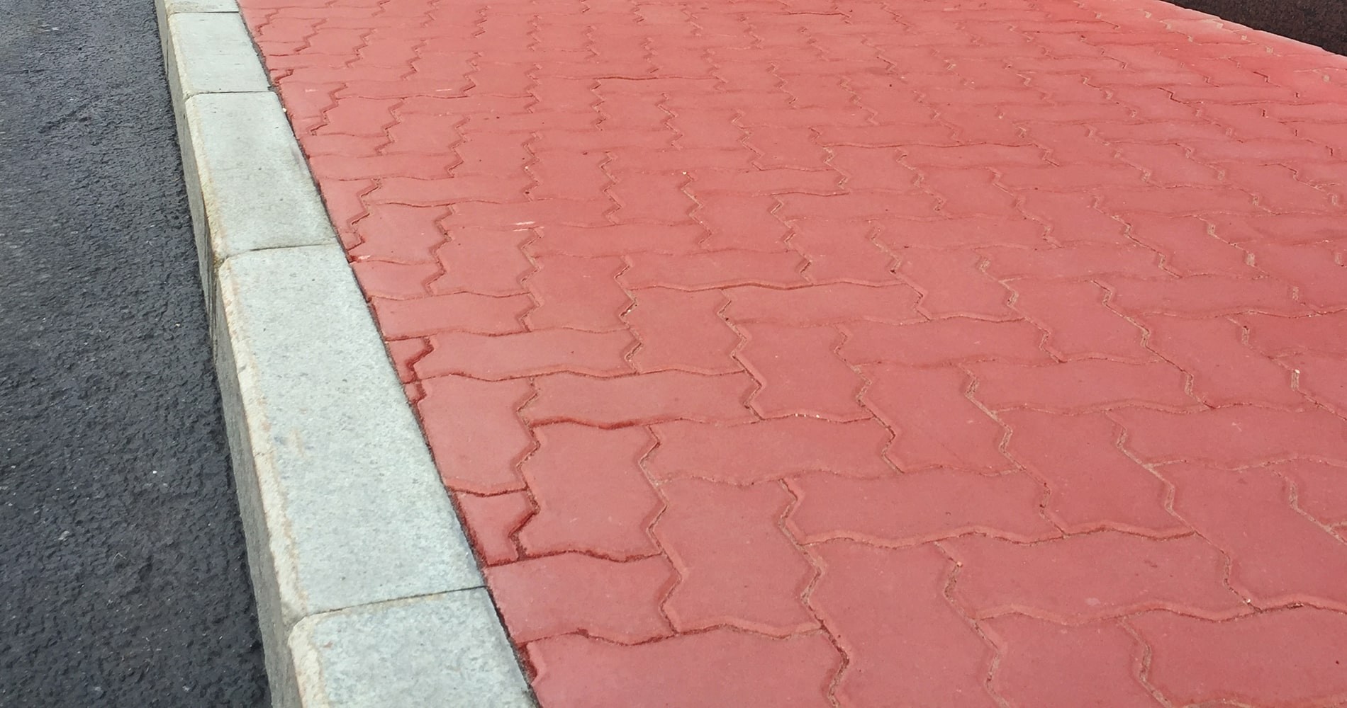 Плитка тротуарная Braer Волна серый, 240*135*70 мм