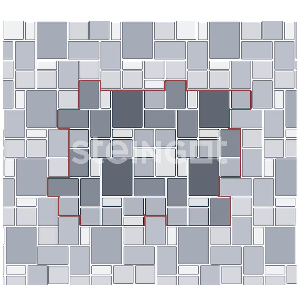 Плитка тротуарная Steingot Бавария 60 Травертин