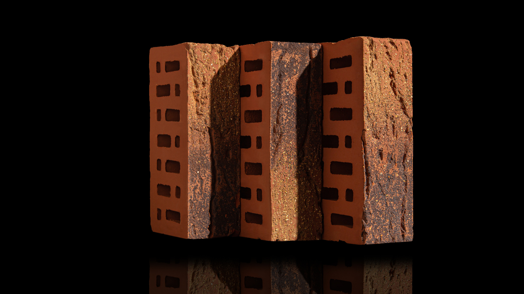 Кирпич керамический облицовочный пустотелый Керма Британика красный Bery WDF 215*102*65 мм