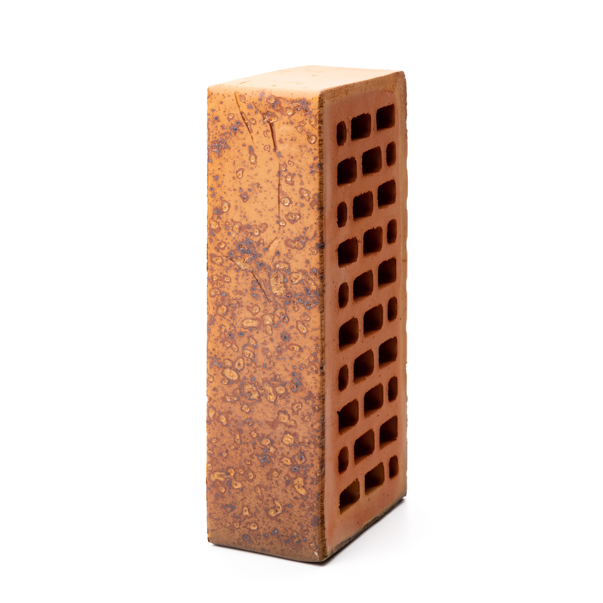 Кирпич керамический лицевой пустотелый Ликолор Тайга Морион на заре 1НФ, 250*120*65 мм