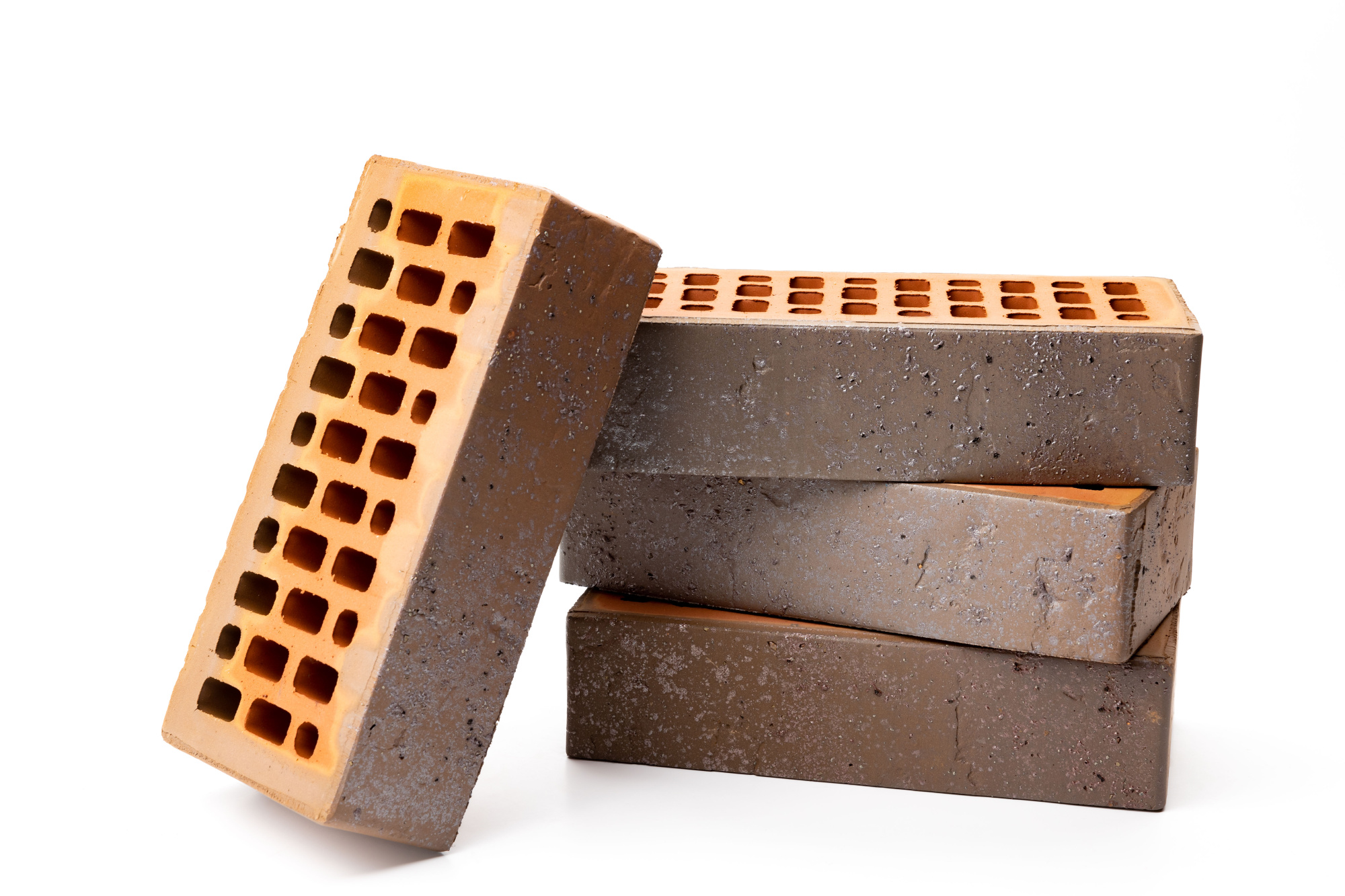 Кирпич керамический лицевой пустотелый Ликолор Тайга Гиацинт лава 1НФ, 250*120*65 мм