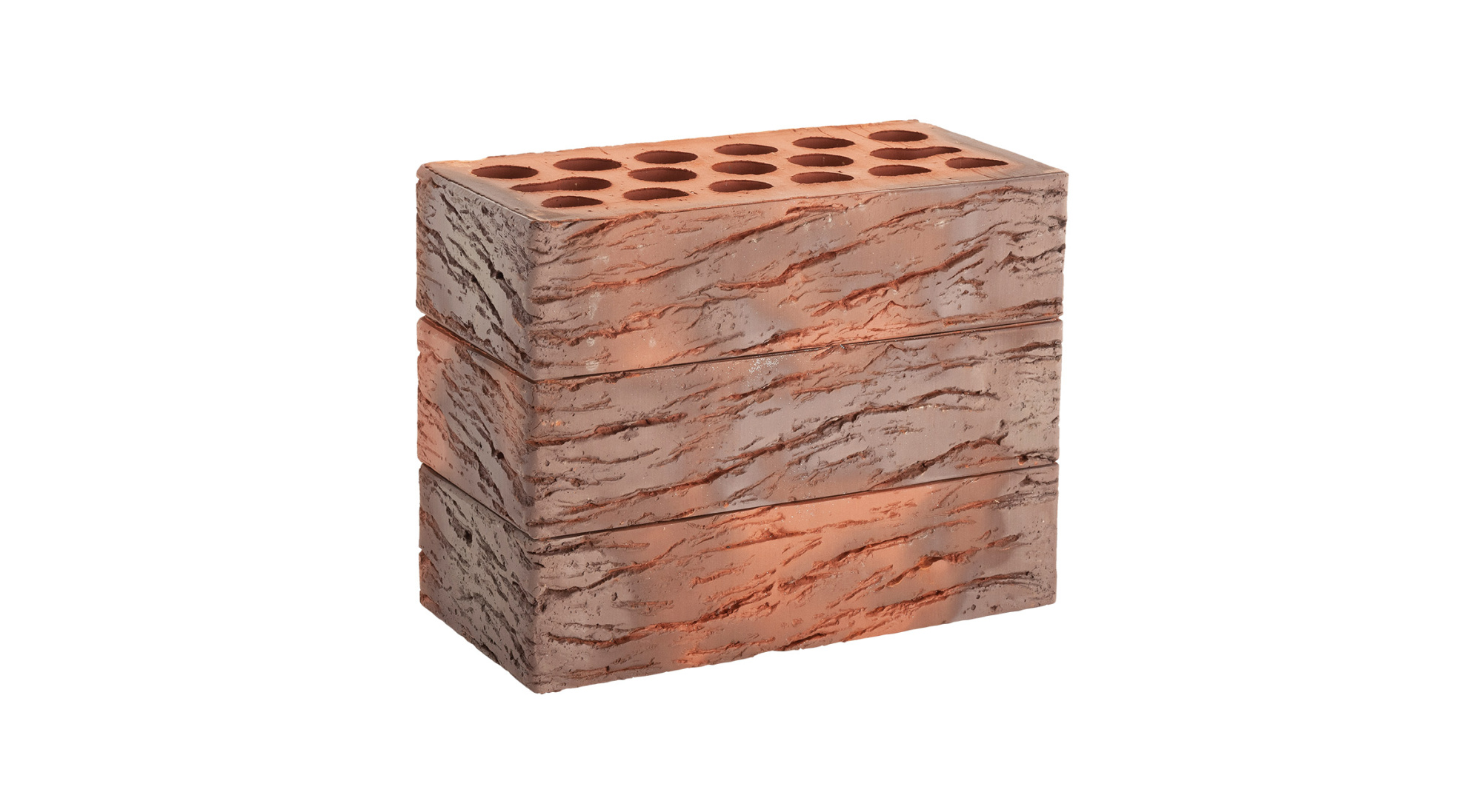 Кирпич керамический облицовочный пустотелый Керма Премиум Mars Red 1НФ, 250*120*65 мм