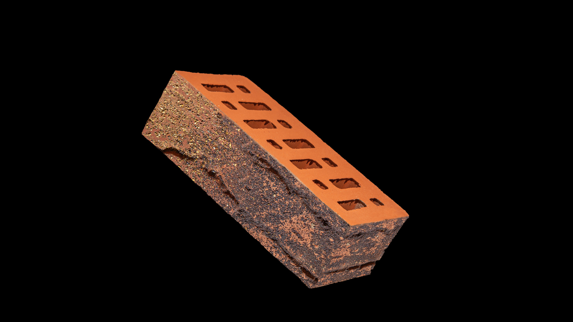 Кирпич керамический облицовочный пустотелый Керма Британика красный Bery WDF 215*102*65 мм