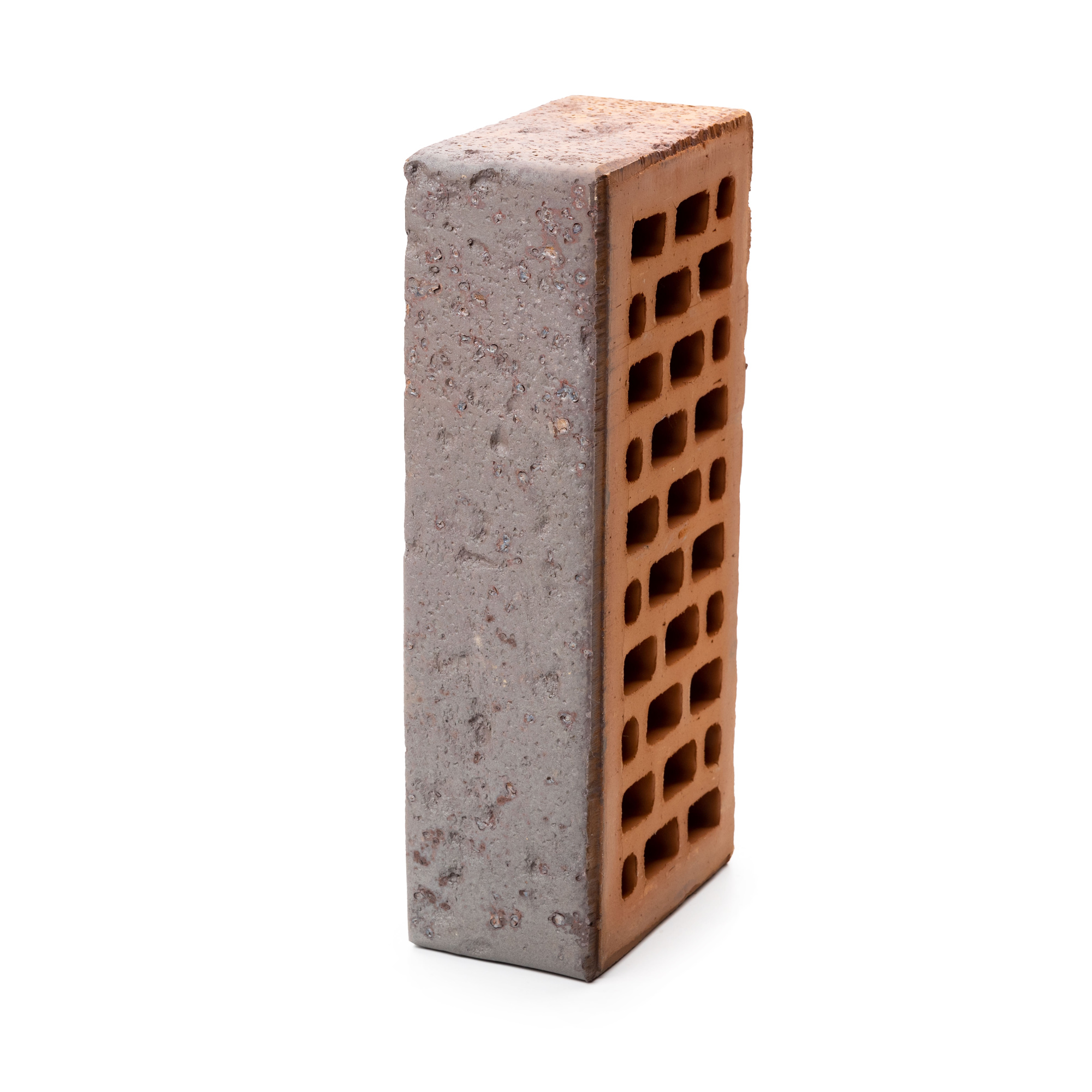 Кирпич керамический лицевой пустотелый Ликолор Тайга Антрацит магма 1НФ, 250*120*65 мм