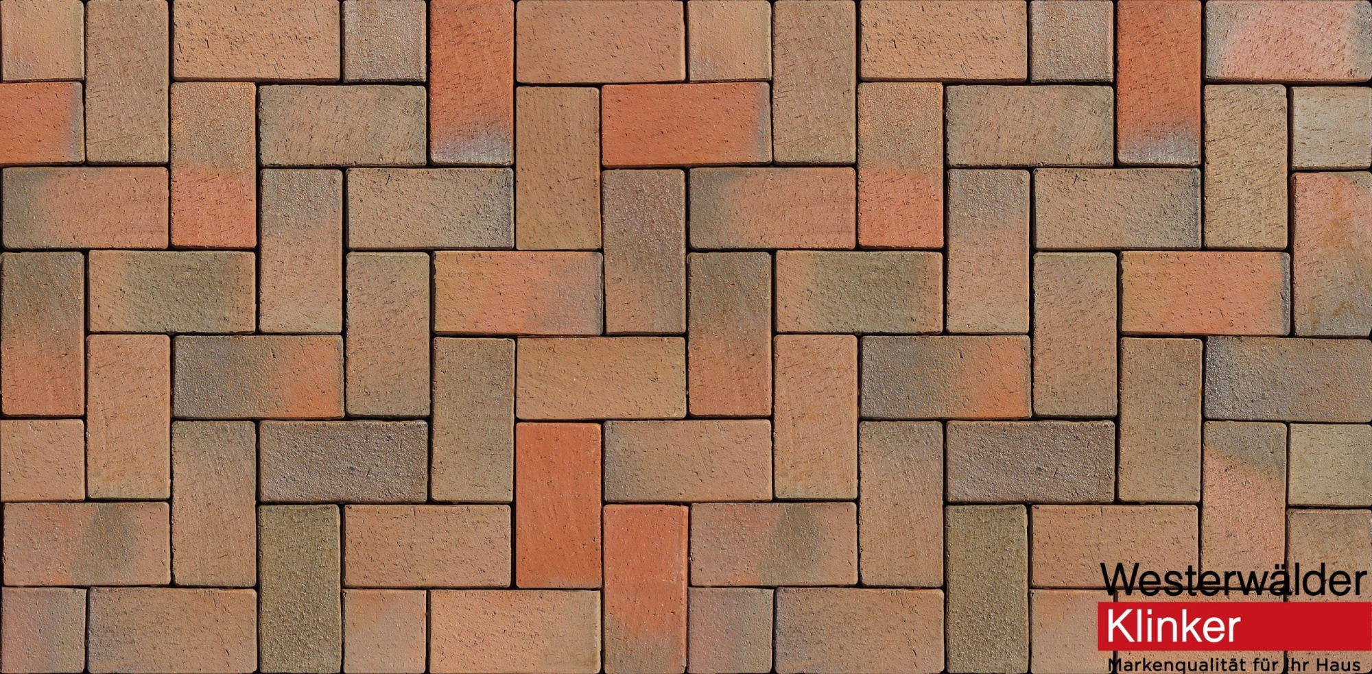 Брусчатка клинкерная Westerwalder Klinker WK112RB50 Design Rot braun, 200*100*50 мм