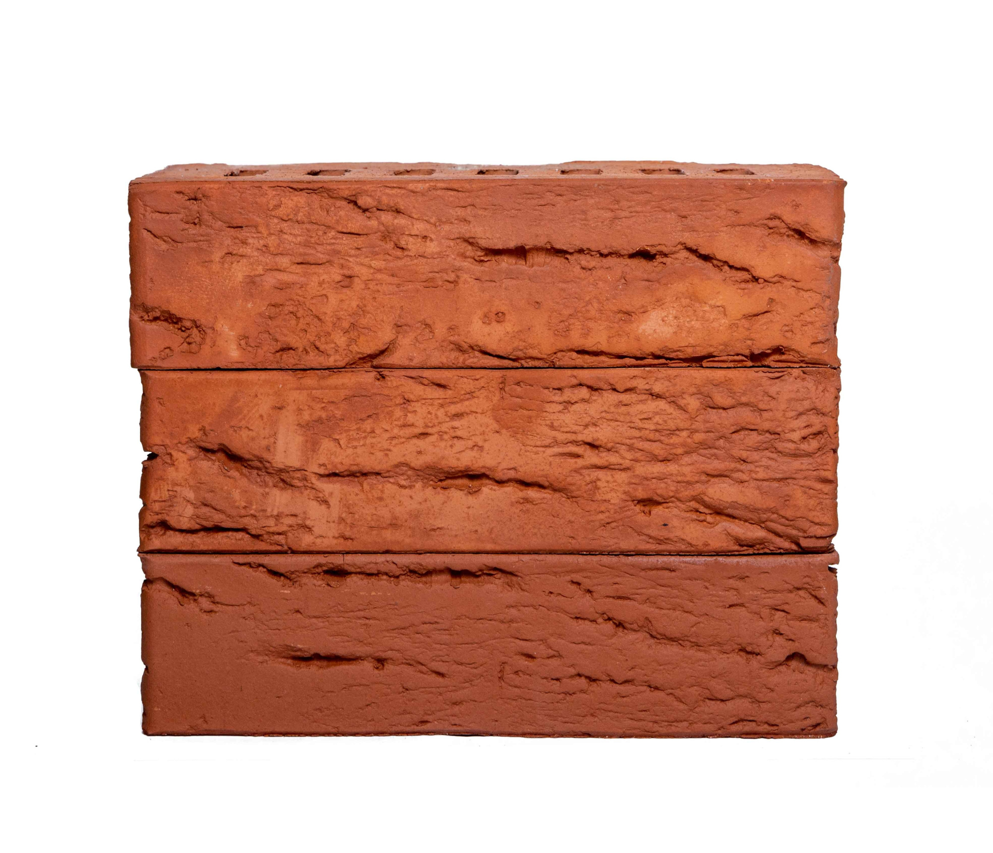 Кирпич облицовочный клинкерный Kerma Premium красный рустик 0,7НФ M300, 250*85*65 мм