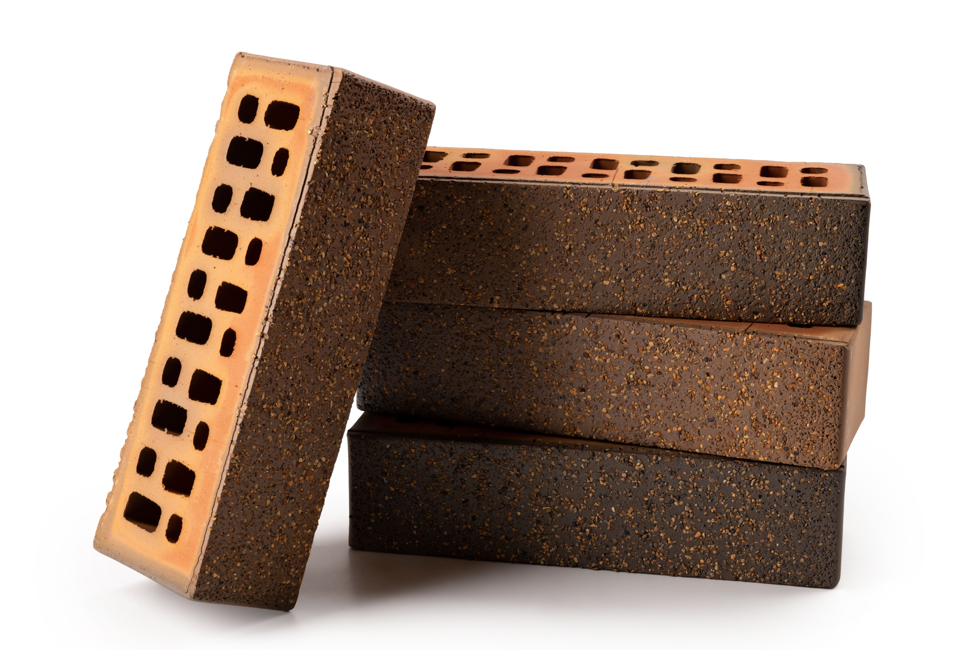 Кирпич керамический лицевой пустотелый Ликолор Тайга Борус 0,7НФ, 250*85*65 мм