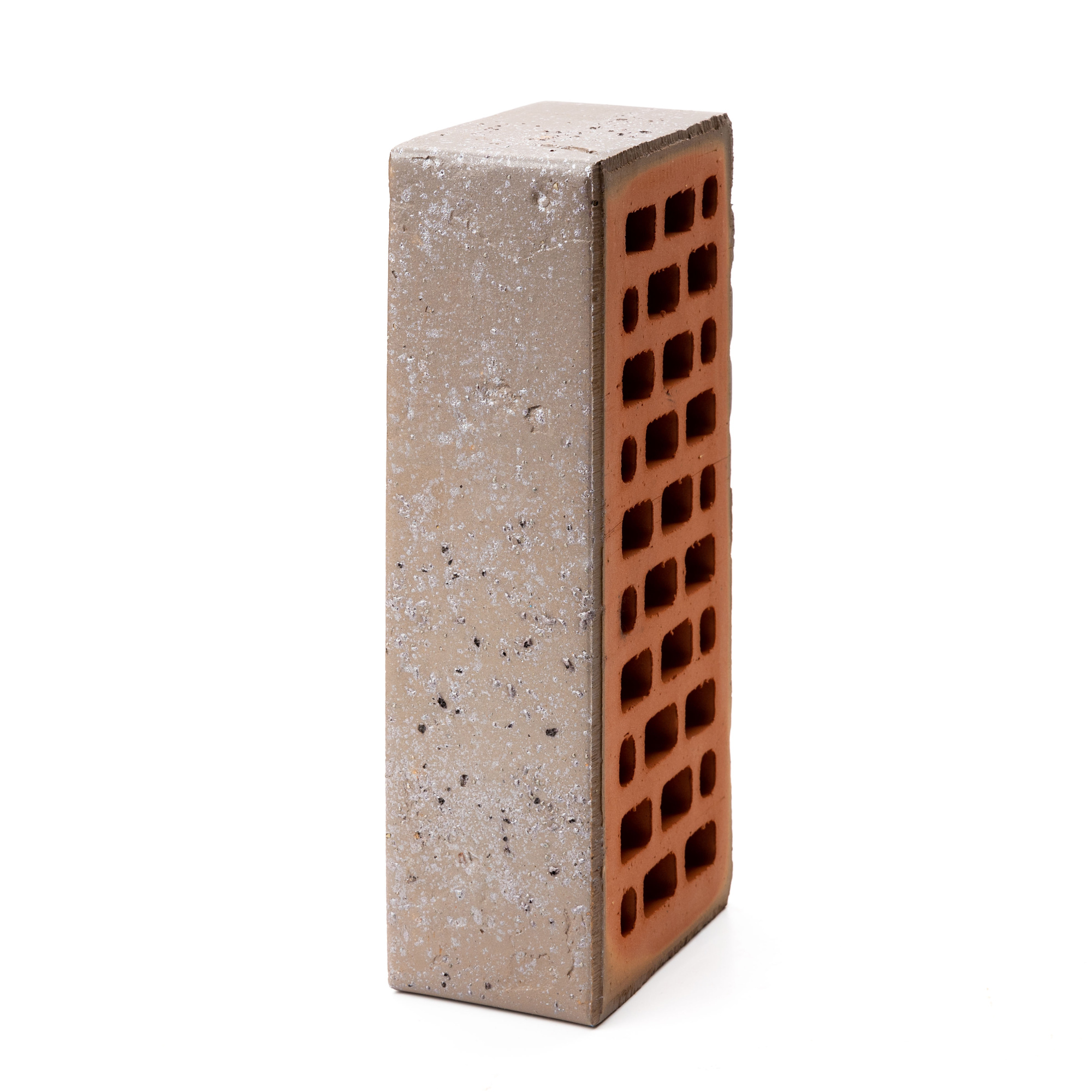 Кирпич керамический лицевой пустотелый Ликолор Тайга Гиацинт лава 1НФ, 250*120*65 мм