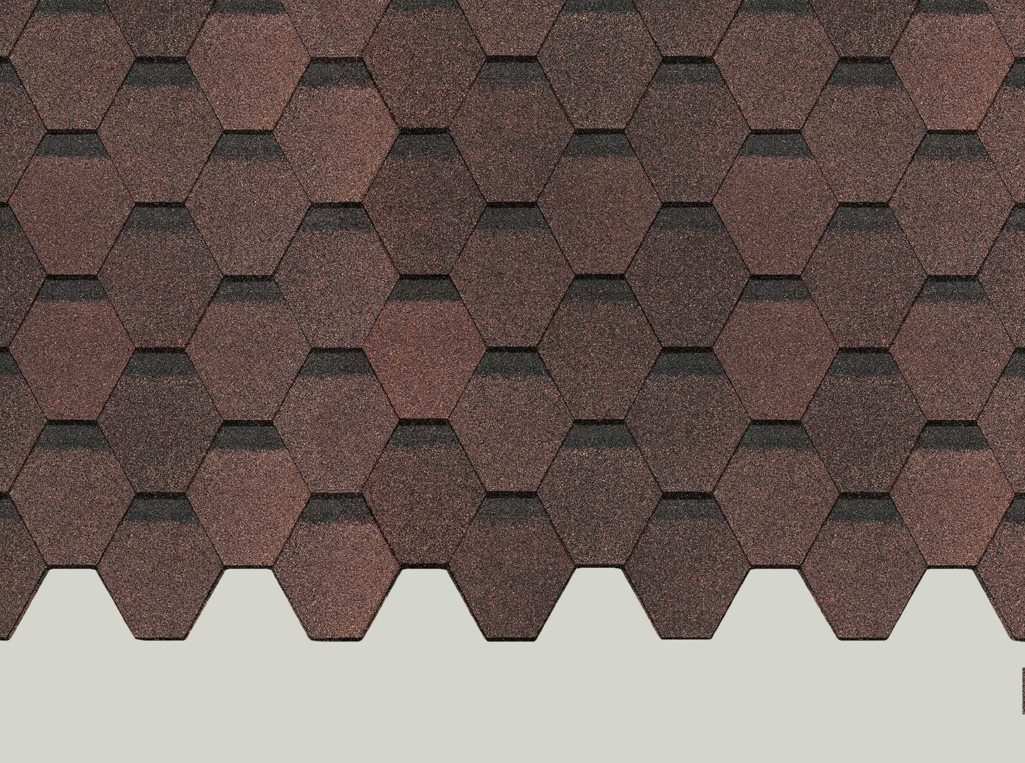 Черепица гибкая Docke PIE Europa Карат, Коричневый (3 м²/уп)