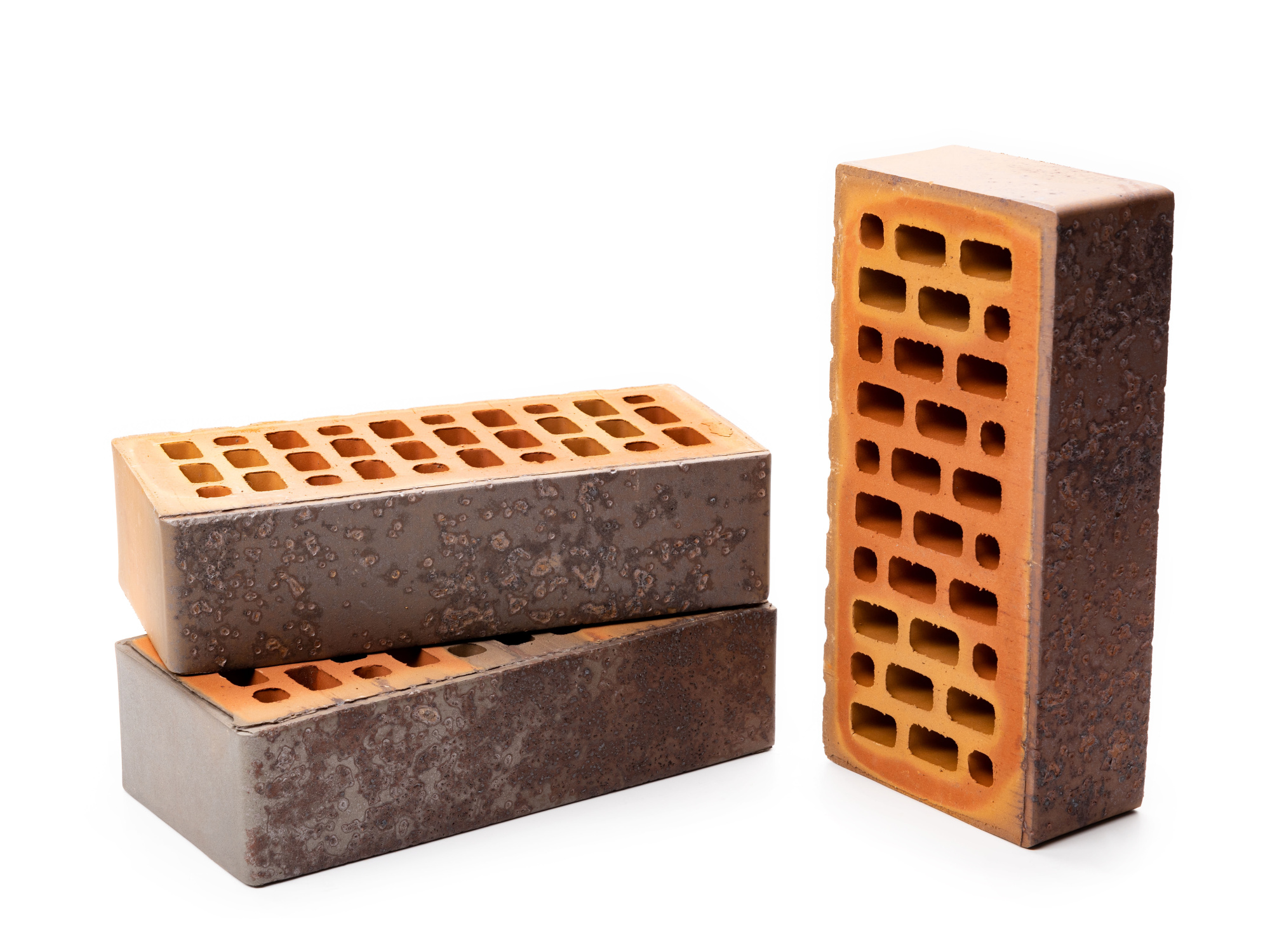 Кирпич керамический лицевой пустотелый Ликолор Тайга Морион север 1НФ, 250*120*65 мм