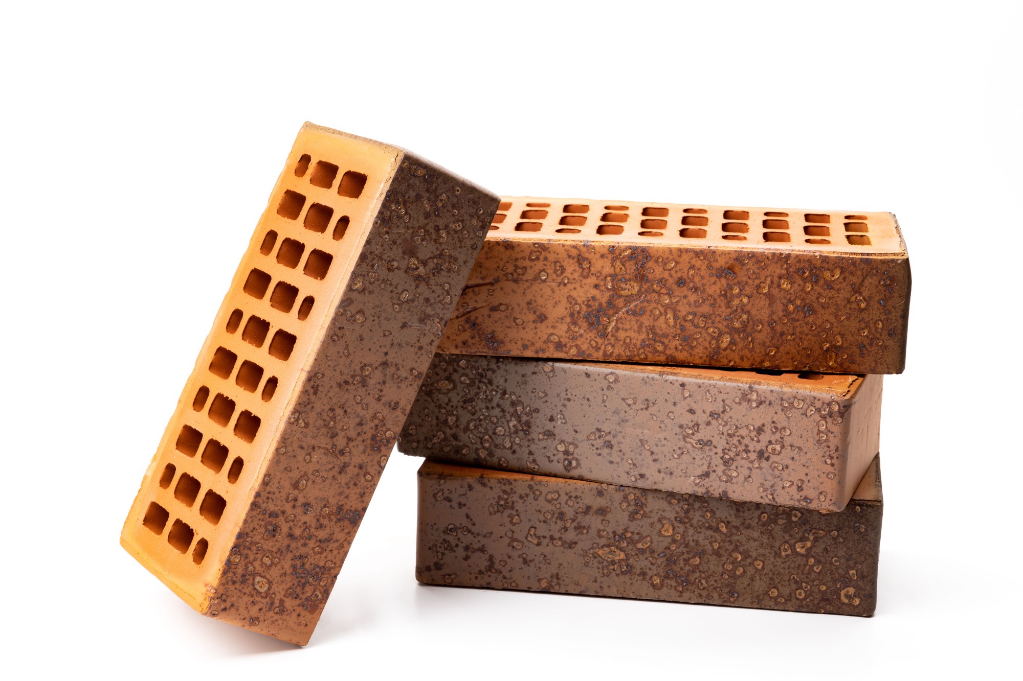 Кирпич керамический лицевой пустотелый Ликолор Тайга Морион на заре 1НФ, 250*120*65 мм